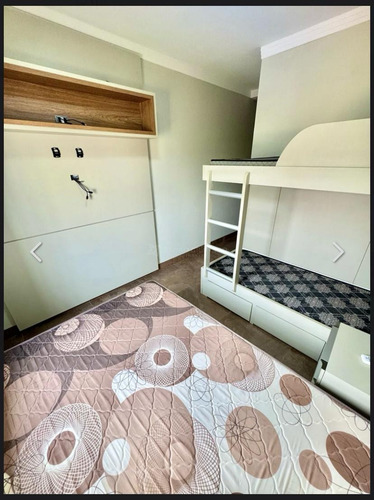Quarto Completo Guarda Roupas Roupeiro Beliche Painel Mdf (Usado)