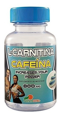 L-carnitina Cafeína Quemador De Grasa 800 Mg.