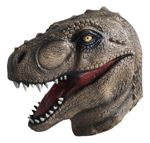 Máscara De Dinosaurio De Látex Disfraz T-rex