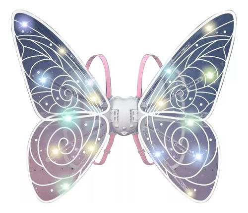 Mariposa Infantil Con Luz Led Y Música De Fantasía Para Rega
