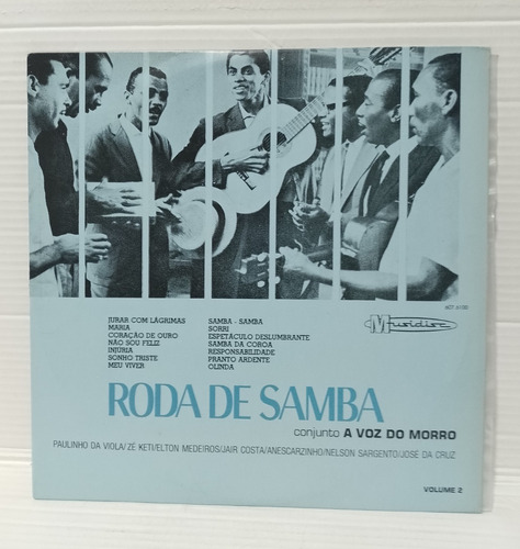 Lp - Conjunto - A Voz Do Morro Roda De Samba Vol. 2 - 