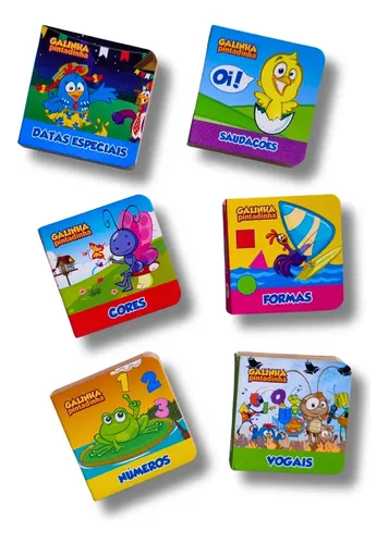 Livro Box Com 6 Minilivros Galinha Pintadinha - Minha Primeira