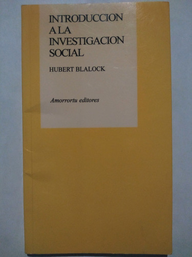 Introducción A La Investigación Social - Humbert Blalock