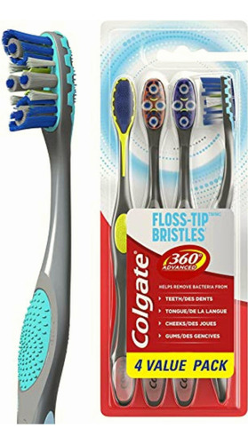 Colgate 360° Total Advanced Floss-tip Bristles Toothbrush