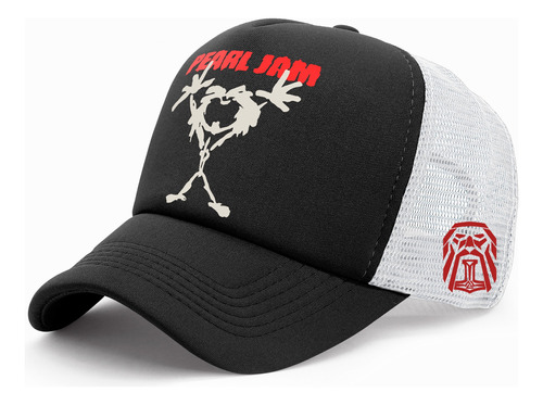 Gorra Personalizada Pearl Jam Banda De Grunge Rock 001