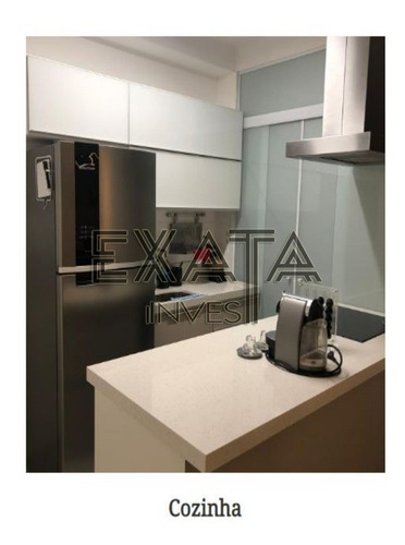Imagem 3 de 11 de Apartamento À Venda No Brooklin, Novo, Pronto Para Morar, Mobiliado E Decorado, 63m² - 2 Dormitórios, 1 Vaga, Ótimo Lazer. - Ap01042 - 70115653