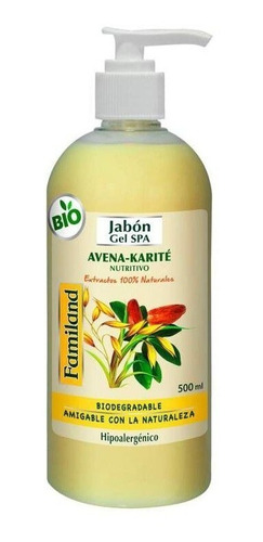 Jabón Liquido Familand Avena Karité 500ml (1 Unid)