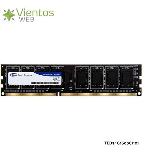 Memoria Dimm Team Group Elite Ddr3 4gb 1600 Mhz 240-pin Pc