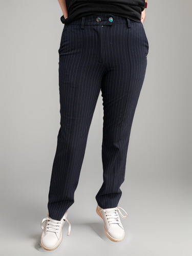 Pantalón Mango Color Azul Xs (Usado)