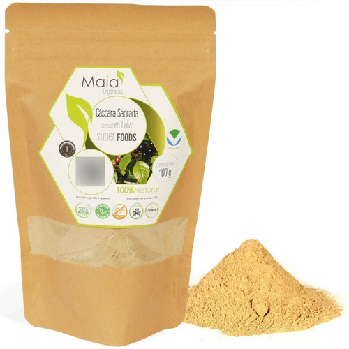 Cáscara Sagrada En Polvo - 100% Natural 100 Gramos