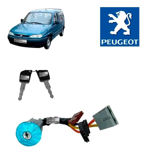 Chave De Contato Completa Peugeot Partner 252521