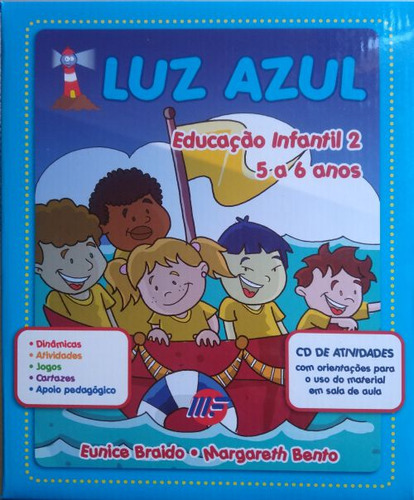 Luz Azul - Educação Infantil 02 ( 05 A 06 Anos ), De Autores Diversos. Editora Mef, Capa Mole Em Português