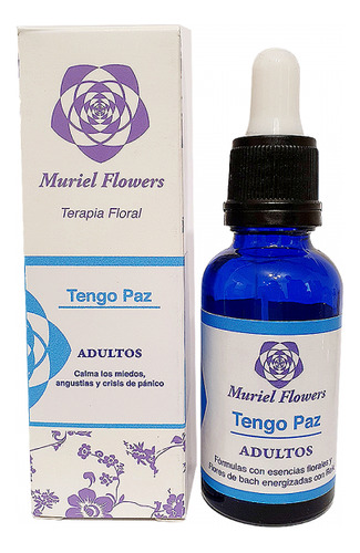 Terapia Floral Tengo Paz Adultos  30ml Muriel Flowers