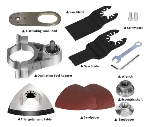Juego De Adaptador De Amoladora Angular 13 Piezas Accesorios