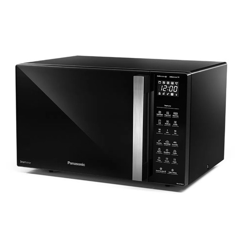 Micro-ondas Nn-st66nbruk Dupla Refeição Preto Panasonic 220v