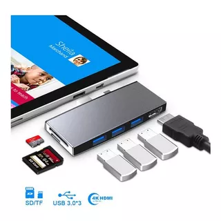 Usb Concentrator Adapter For Microsoft Surface Pro 6/p