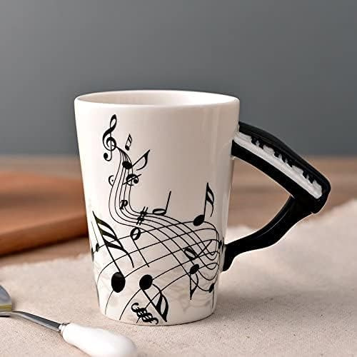 Somswcpass Taza De Café Personalizada Con Piano, Taza De Cer