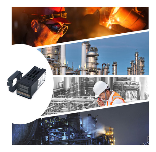 . Controlador De Temperatura Pid Rex-c100fk02-m*an 0-400 °c