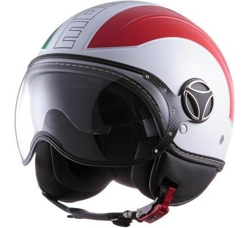 Imagen 2 de 5 de Casco Abierto Momo Avio Pro Italia Visor Solar Desplegable