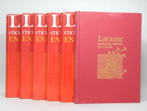 Enciclopedia Metódica En Color Larousse 6 Tomos 1988 Bh4