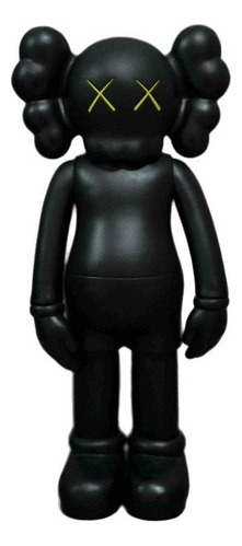 Figura De Acción Art Toys Black Kaws, Modelo Coleccionable N