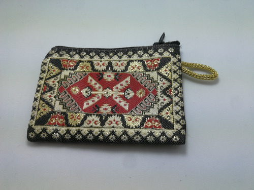 Monedero Turco Con Cremallera,kilim ,tapete, Tarjetero