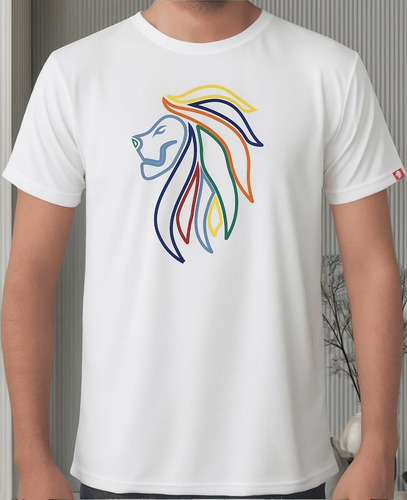 Playera Para Hombre Con Estampado De Colores
