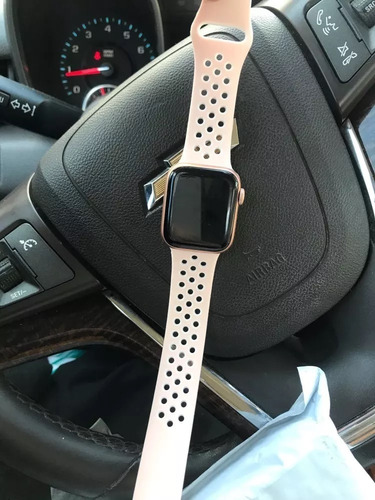 Extensible Apple Watch Deportivo Mujer Series 1 2 3 4 5 Pink Ancho De La Correa 42 Mm Color Rosa Pálido