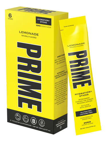 Prime Drink By Logan Paul X Ksi - Limonada (x6)