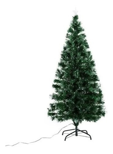 Arbol De Navidad Con Luz Led Fibra Optica 1,80 Mtrs Navidad