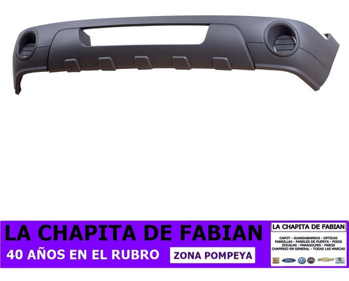 Spoiler De Paragolpe Delantero Ford Ranger 04 / 09 Ciego