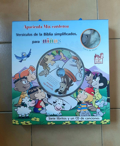 Kit De Libros Y Cd Con Versículos De La Biblia Para Niños