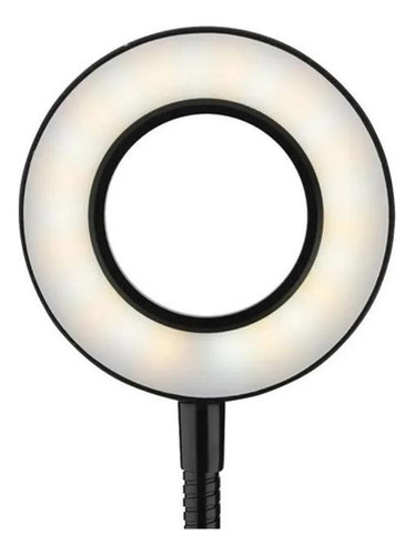 Ring Light Iluminador Circulo Led De Mesa Com Clip On 360