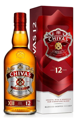 Whisky Chivas Regal 12 Años 750ml