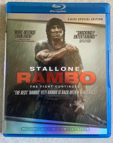 Blu Ray Rambo 4 Special Edition. Importado (Usado)