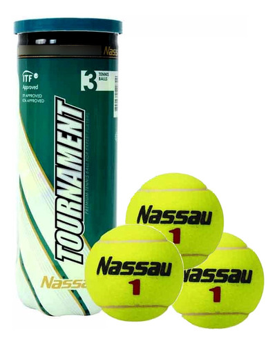 Pelota Tenis Nassau  Tournament Alto Rendimiento - N D G
