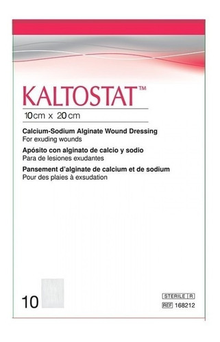 Kaltostat 5 Unidades (10x20cm) Alginato Sodio Y Calcio
