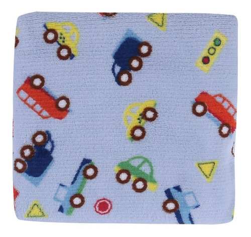 Imagem 3 de 4 de Manta Bebê Microfibra Glorious Carrinho 90cmx1,10m Corttex