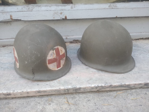 Casco M1 Medico Combate Ejército Sanidad Guerra