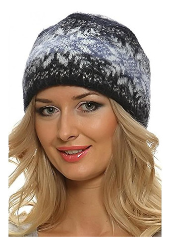 Freyja Canada Winter Wool Hat Beanie Cap Fair Isle Auténtica