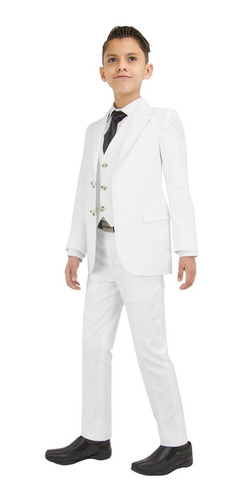 Imagen 2 de 8 de Traje De Lino Para Niño