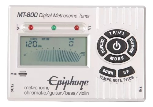 Metronomo + Afinador Cromatico EpiPhone Mt800