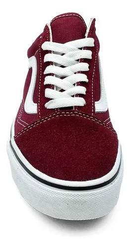 Tenis Vans Old Skool Cordovan Tinto Vino Guinda Cuotas sin inter s