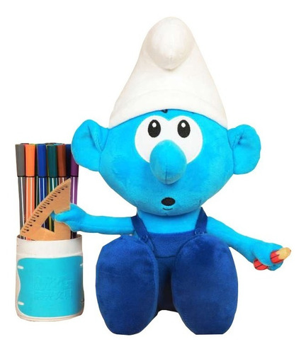 The Smurfs Muñeco Peluche Juguete Cumpleaño Regalo 25cm