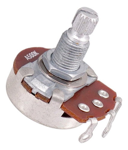 Juego De Potenciómetro De Guitarra 2 A500k Y 2 B500k De 24