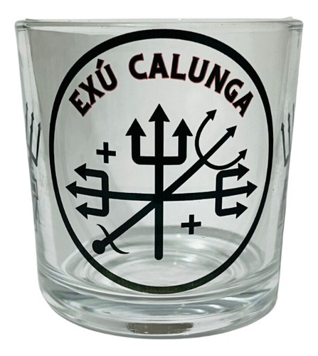 Copo Exu Calunga 260ml Umbanda Quimbanda E Candomblé