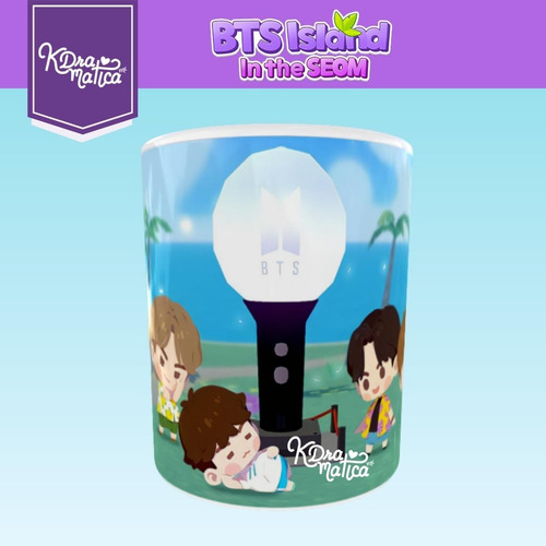 Taza Bts Island In The Seom Juego Army Kpop 11 Oz