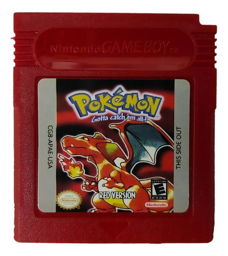 Pokémon Red / Rojo, Gameboy Color, Español, Cartucho