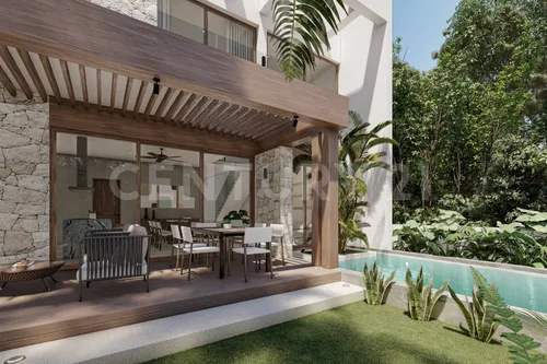 En Venta Villa 3 En Exclusivo Tulum Country Club