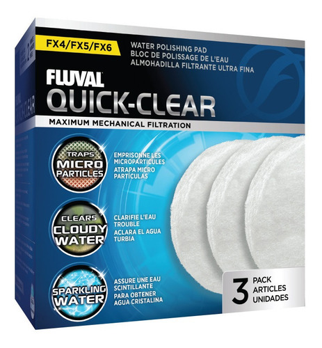 Imagen 4 de 7 de Accesorio Acuario Almohadillas Para Filtros Canister Fluval